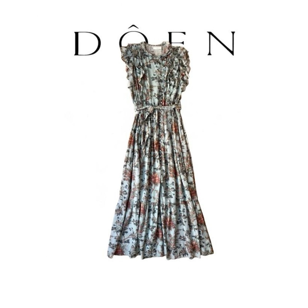 Doen Floral Maxi Dress M